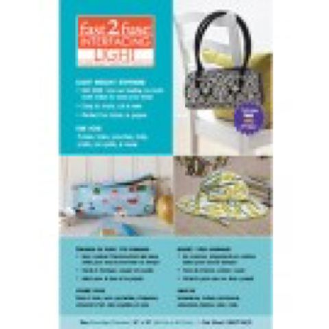 fast2fuse LIGHT Pack 15 x 18: Double-Sided Fusible Stiff Interfacing