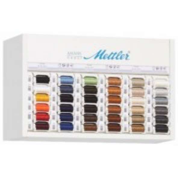 Mettler Thread Prepak/ Display - Poly Sheen Multi 40- 200M/ 219 yds