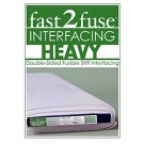 Fast2Fuse, Heavy Weight Double-Sided Fusible Stiff Interfacing, 20